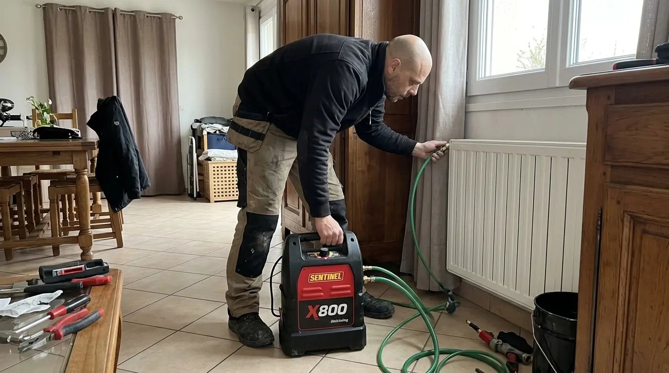 Désembouage chauffage radiateurs et plancher chauffant
