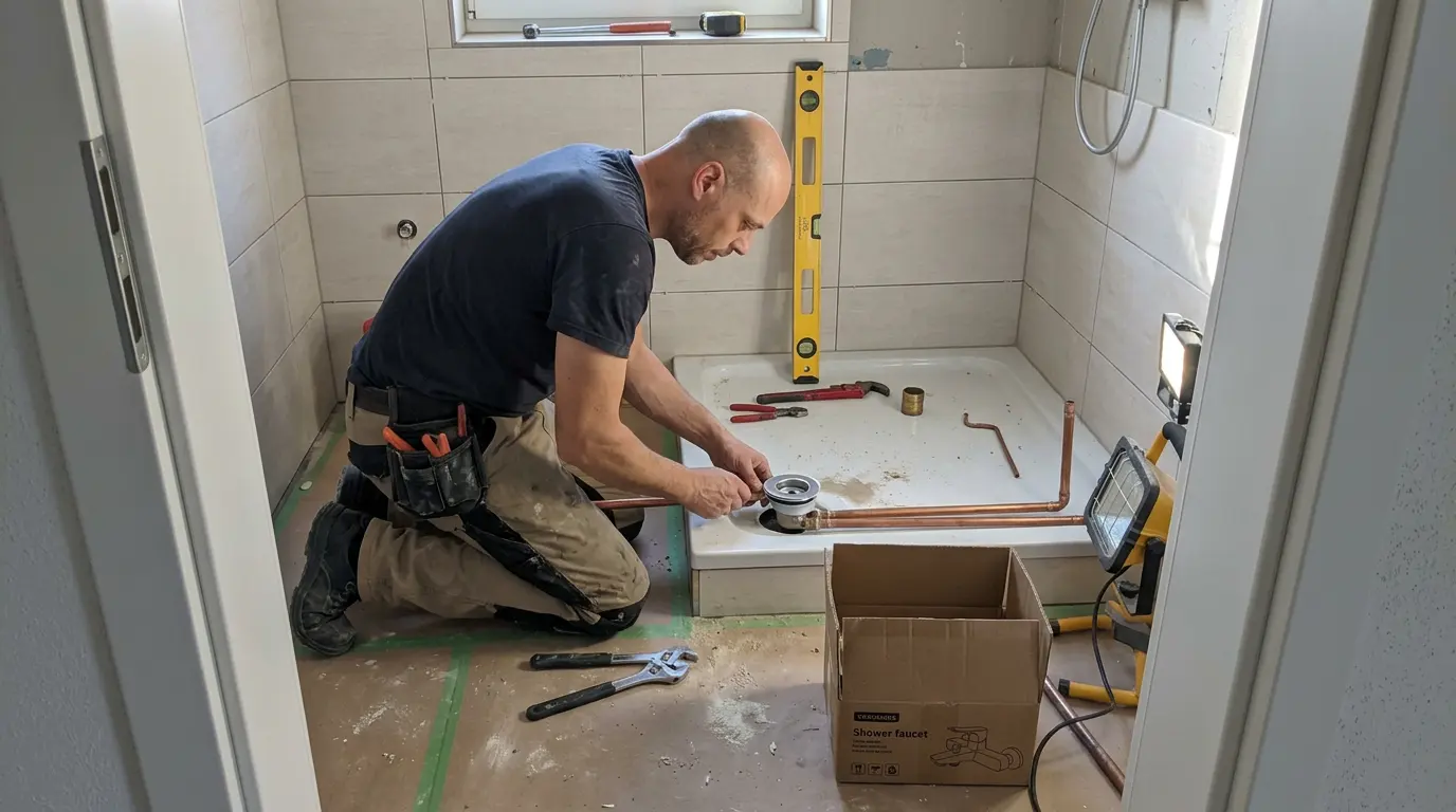 Rénovation salle de bain plomberie